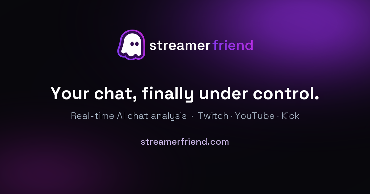 Stramer Chat streamerfriend — AI Chat Analysis for Streamers